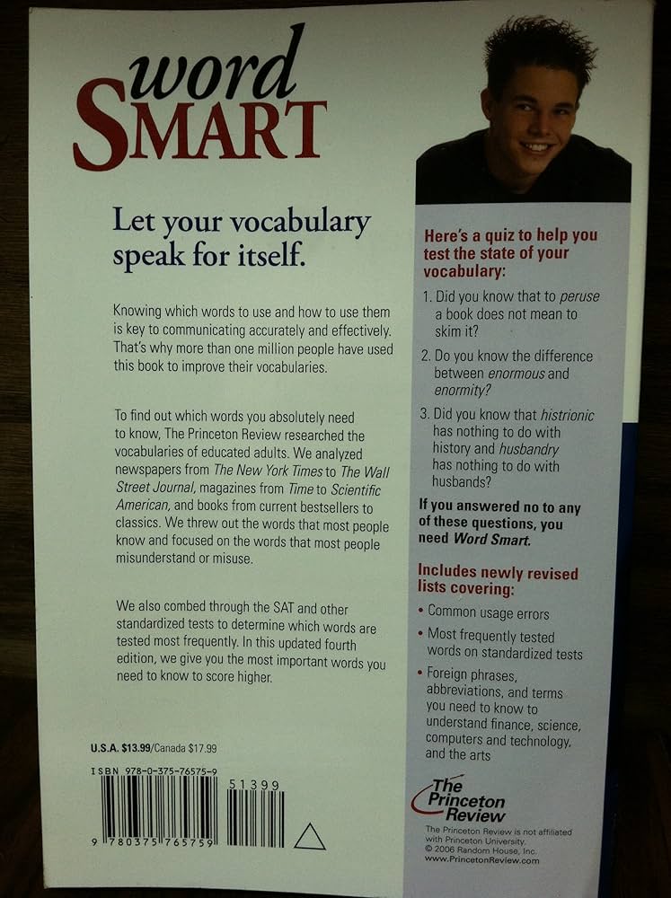 語学・辞書・学習参考書 WORD SMART BUILDING AN EDUCATED VOCAB.. Word Smart: Building An Educated Vocabulary (Princeton